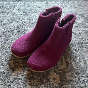 Glerups Women's Purple Ankle Boots
